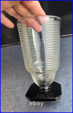 Vase Daum Nancy France Période Art Deco 1930 Forme Moderniste 2/2