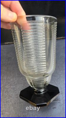 Vase Daum Nancy France Période Art Deco 1930 Forme Moderniste 2/2