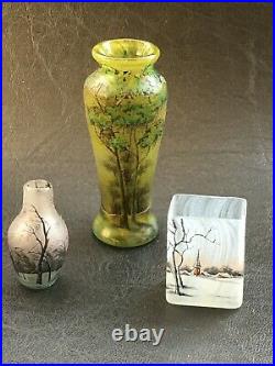 Vase Daum Nancy (Miniature) Art Nouveau 1900