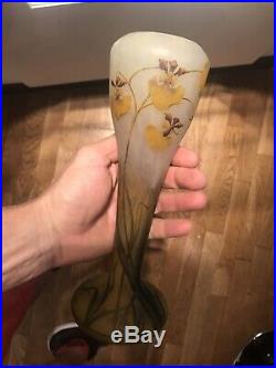 Vase Daum Orchidées