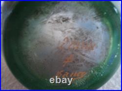 Vase Daum era galle muller 1900 art nouveau Vase Daum era galle muller 1900 art nouveau