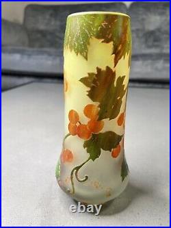 Vase DeVez Art Nouveau Signé