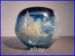 Vase Dominique Marcade Verre Souffle 1990