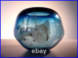 Vase Dominique Marcade Verre Souffle 1990