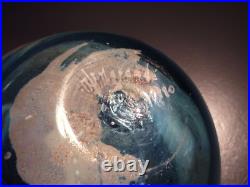 Vase Dominique Marcade Verre Souffle 1990