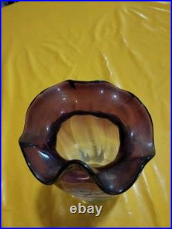 Vase Emaille Art Nouveau 21,5 Cms