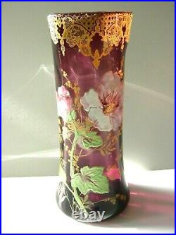 Vase Emaille Cristal