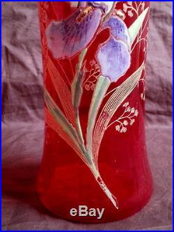 Vase Emaille Legras