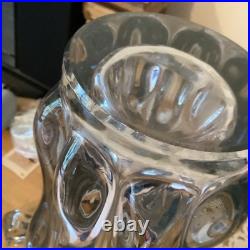 Vase En Cristal Corolle H 36 Cm Diamètre Sup 29 Cm 6 Kgs