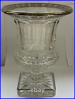 Vase En Cristal Saint-louis Modèle Platine / Collection Versailles