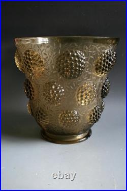 Vase En Verre Art Deco Verlys