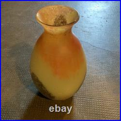 Vase En Verre Vase Signé Legras