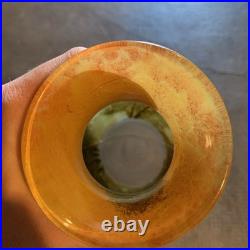 Vase En Verre Vase Signé Legras