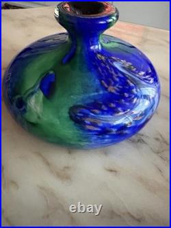 Vase En pâte de verre verrerie de Biot Jean-Michel Operto silice Création