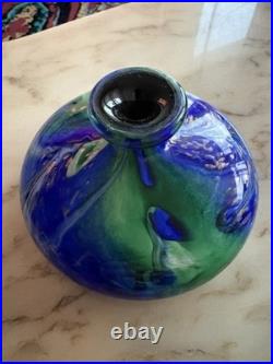 Vase En pâte de verre verrerie de Biot Jean-Michel Operto silice Création