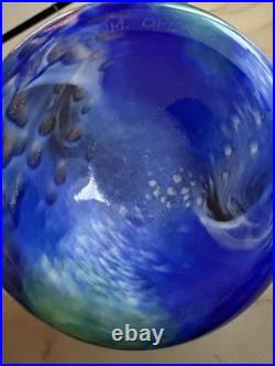 Vase En pâte de verre verrerie de Biot Jean-Michel Operto silice Création