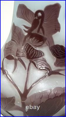 Vase Galle A Decor Floral