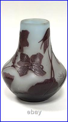 Vase Galle A Decor Floral