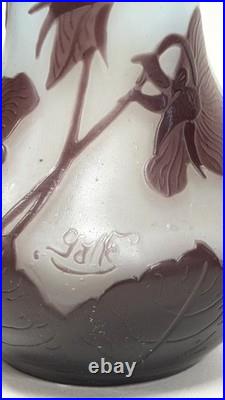 Vase Galle A Decor Floral