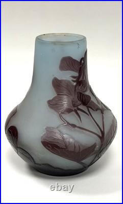 Vase Galle A Decor Floral