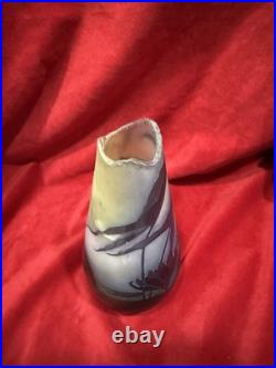 Vase Galle Art Nouveau Casse Au Col