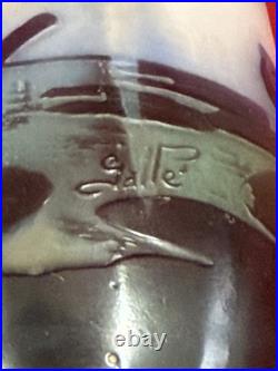 Vase Galle Art Nouveau Casse Au Col