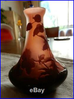 Vase Gallé Hauteur 10.5 cm