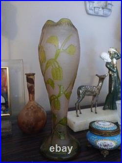 Vase Gravé Art Nouveau