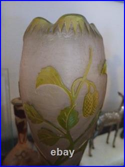 Vase Gravé Art Nouveau