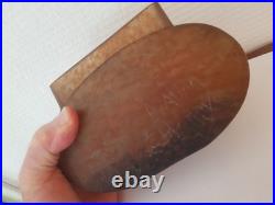 Vase Jardiniere Pate De Verre Marmoreen Ambre Jaune Et Noir Daum Nancy 1920