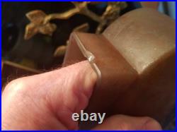 Vase Jardiniere Pate De Verre Marmoreen Ambre Jaune Et Noir Daum Nancy 1920