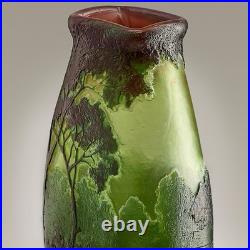 Vase LEGRAS Original Art Nouveau verre