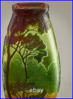 Vase LEGRAS Original Art Nouveau verre