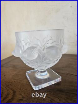 Vase Lalique France Modèle Elizabeth