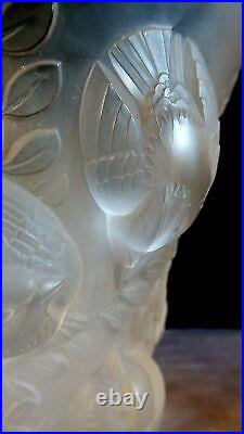 Vase Lalique Saint Francois Moineaux 1930