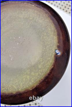 Vase Le Verre Français modèle géométrique du début, signature au berlingot