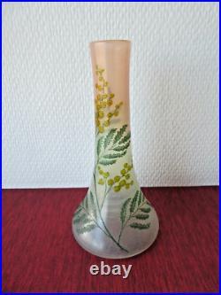 Vase Legras Mimosa, bouquetière