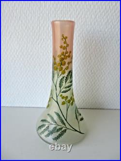 Vase Legras Mimosa, bouquetière