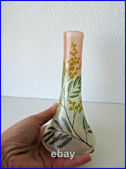 Vase Legras Mimosa, bouquetière