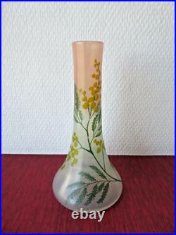 Vase Legras Mimosa, bouquetière