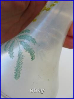 Vase Legras Mimosa, bouquetière