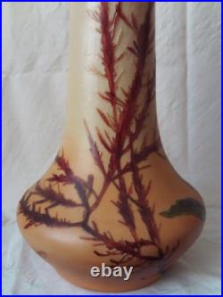 Vase Legras Signe Algue Marine