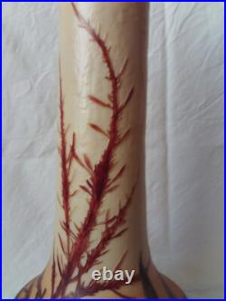 Vase Legras Signe Algue Marine