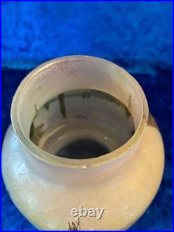 Vase Legras'Venise' pate de verre dégagé à l'acide période gallé art nouveau