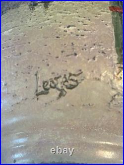 Vase Legras'Venise' pate de verre dégagé à l'acide période gallé art nouveau