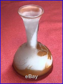 Vase Miniature Emile Gallé Art Nouveau