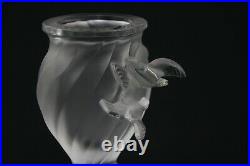 Vase Modèle Rosine En Cristal De Lalique