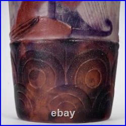 Vase Musiciens Grecs Pate De Verre Argy Rousseau Greek Musicians Glass