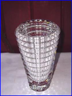 Vase Oval Baccarat EYE Designer TRIBOULOT Cristal Haut 14.5 cm x 11.5 cm + large