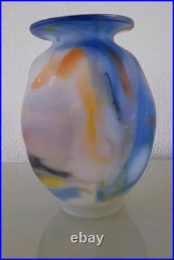 Vase Pate De Verre Soufle